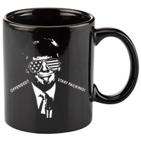 Offended Start Packing Funny Trump 11oz C Handle Ceramic Mug