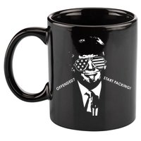Offended Start Packing Funny Trump 11oz C Handle Ceramic Mug