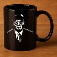 Offended Start Packing Funny Trump 11oz C Handle Ceramic Mug