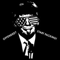 Offended Start Packing Funny Trump Baby Bodysuit