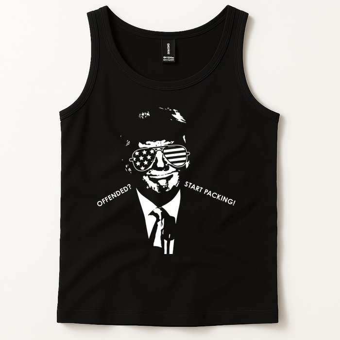 Offended Start Packing Funny Trump Tank Top