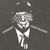 Offended Start Packing Funny Trump Cotton Canvas Backpack