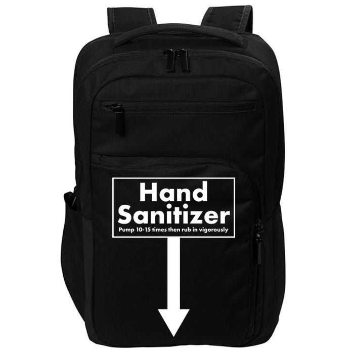 Offensive Hand Sanitizer Joke Impact Tech Backpack