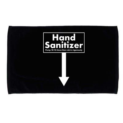 Offensive Hand Sanitizer Joke Microfiber Hand Towel