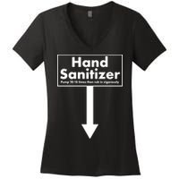 Offensive Hand Sanitizer Joke Women's V-Neck T-Shirt