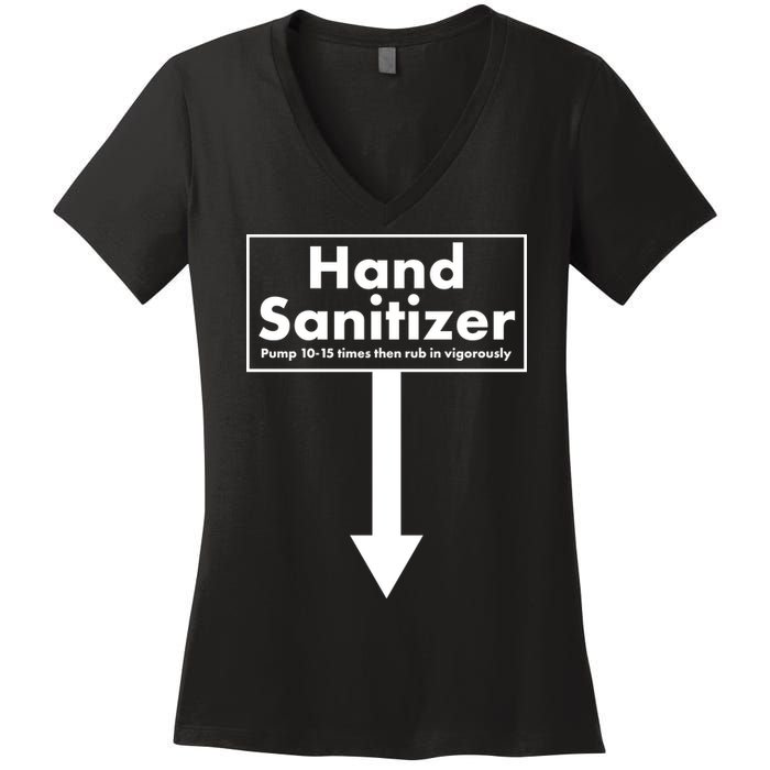 Offensive Hand Sanitizer Joke Women's V-Neck T-Shirt