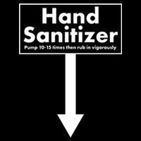 Offensive Hand Sanitizer Joke Women's V-Neck T-Shirt