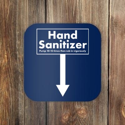 Offensive Hand Sanitizer Joke Coaster