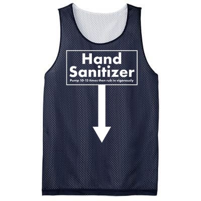 Offensive Hand Sanitizer Joke Mesh Reversible Basketball Jersey Tank