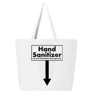 Offensive Hand Sanitizer Joke 25L Jumbo Tote