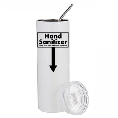 Offensive Hand Sanitizer Joke Stainless Steel Tumbler