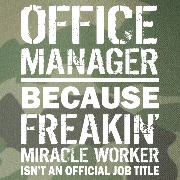 Office Manager Miracle Worker Job Title Legacy Tie Dye Trucker Hat