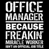 Office Manager Miracle Worker Job Title Impact Tech Backpack