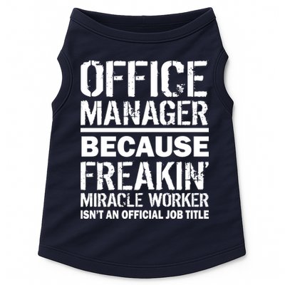Office Manager Miracle Worker Job Title Doggie Tank