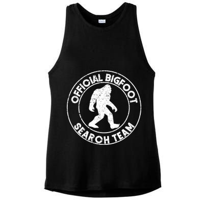 Official Bigfoot Search Team Ladies PosiCharge Tri-Blend Wicking Tank