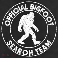 Official Bigfoot Search Team 7 Panel Mesh Trucker Snapback Hat