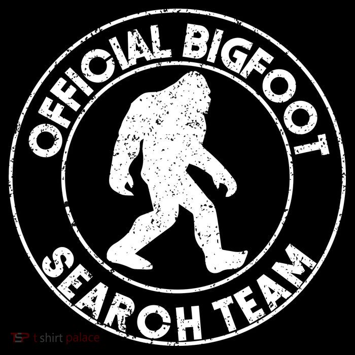 Official Bigfoot Search Team Button