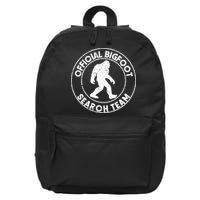 Official Bigfoot Search Team 16 in Basic Backpack