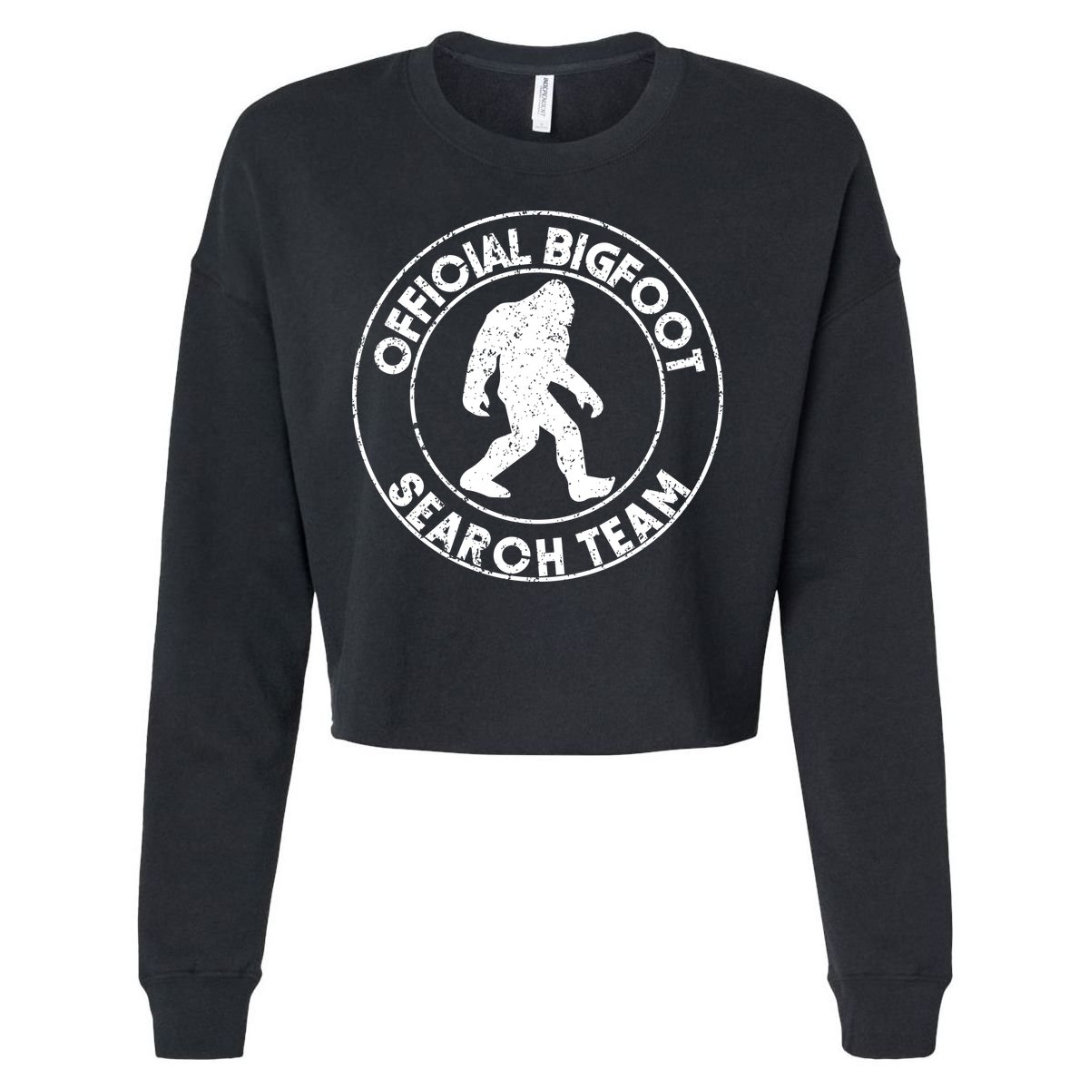 Official Bigfoot Search Team Cropped Pullover Crew
