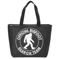 Official Bigfoot Search Team Zip Tote Bag