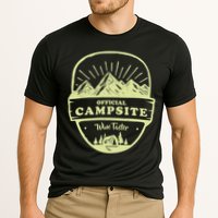 Official Campsite Wine Taster Cooling Performance Crew T-Shirt