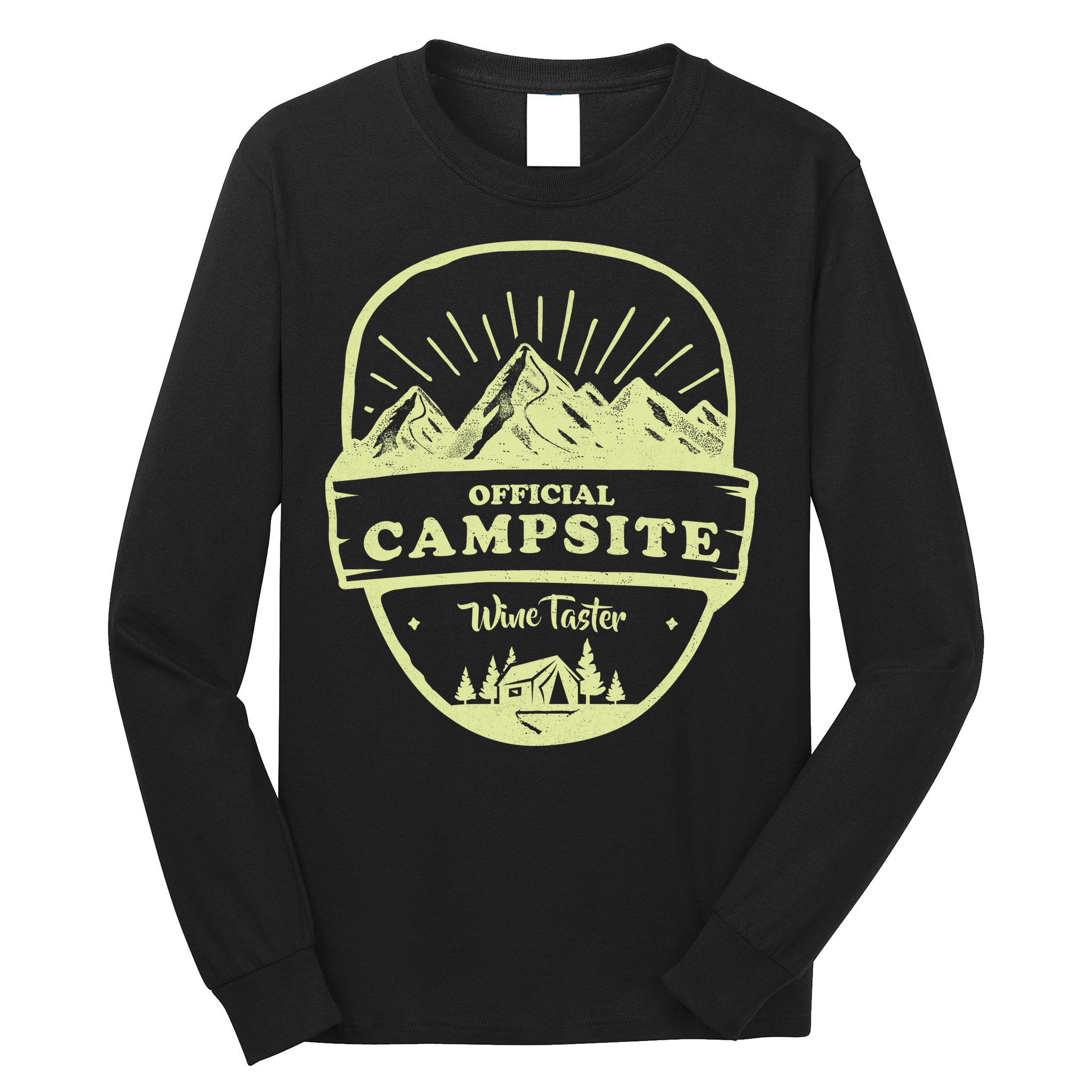 Official Campsite Wine Taster Long Sleeve Shirt