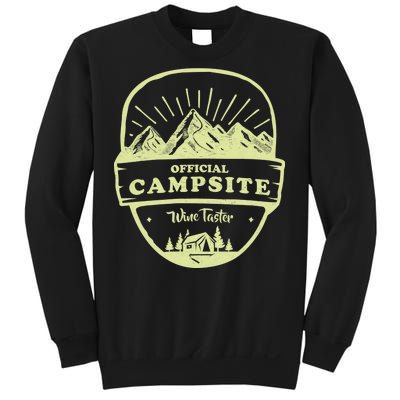 Official Campsite Wine Taster Sweatshirt