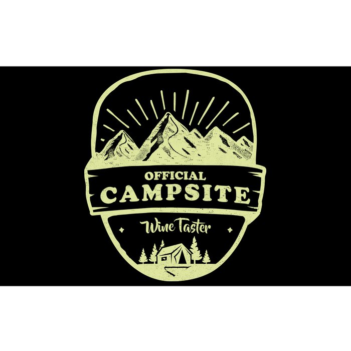 Official Campsite Wine Taster Bumper Sticker