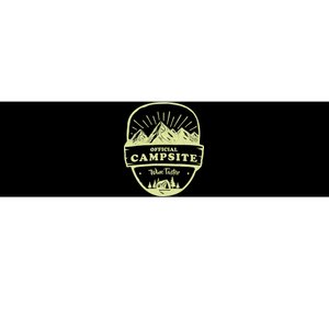 Official Campsite Wine Taster Bumper Sticker