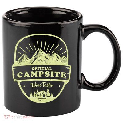 Official Campsite Wine Taster 11oz C Handle Ceramic Mug
