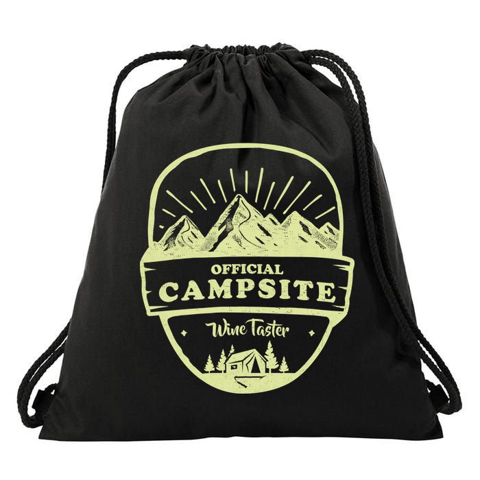 Official Campsite Wine Taster Drawstring Bag