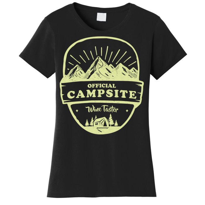 Official Campsite Wine Taster Women's T-Shirt