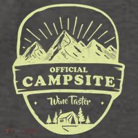 Official Campsite Wine Taster Vector Backpack