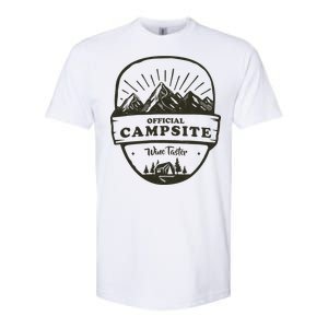 Official Campsite Wine Taster Softstyle® CVC T-Shirt