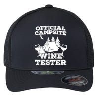 Official Campsite Wine Tester Flexfit Unipanel Trucker Cap