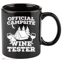 Official Campsite Wine Tester 11oz C Handle Ceramic Mug