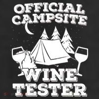 Official Campsite Wine Tester 11oz C Handle Ceramic Mug