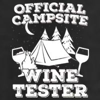 Official Campsite Wine Tester Golf Towel