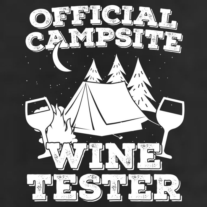 Official Campsite Wine Tester Golf Towel