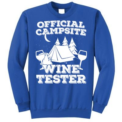 Official Campsite Wine Tester Sweatshirt