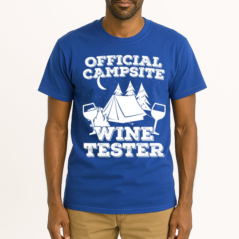 Official Campsite Wine Tester Tall T-Shirt