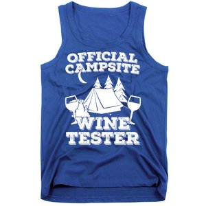 Official Campsite Wine Tester Tank Top