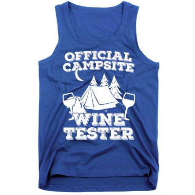 Official Campsite Wine Tester Tank Top