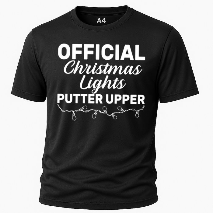 Official Christmas Light Putter Upper Cooling Performance Crew T-Shirt