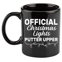 Official Christmas Light Putter Upper 11oz C Handle Ceramic Mug