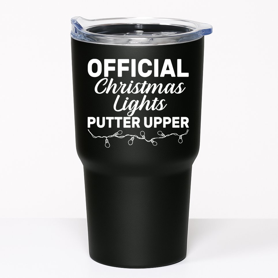 Official Christmas Light Putter Upper Tumbler