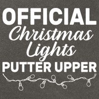 Official Christmas Light Putter Upper Cotton Canvas Backpack