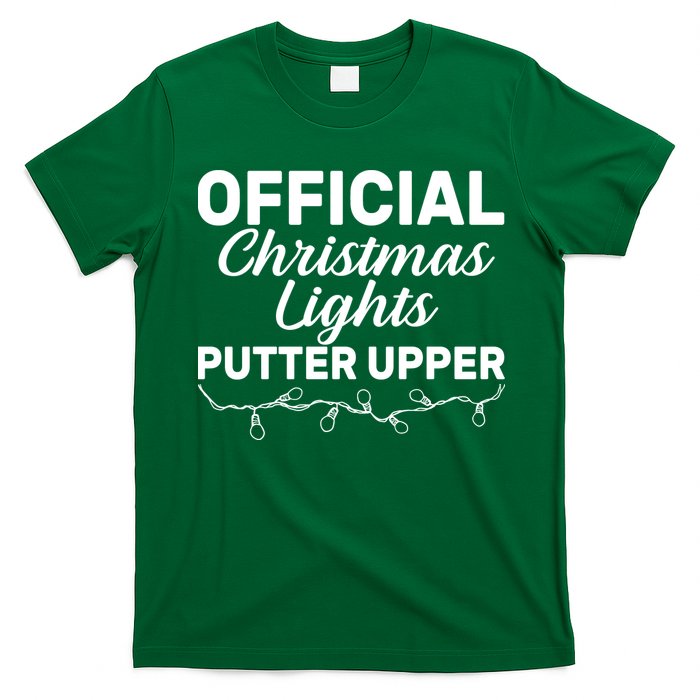 Official Christmas Light Putter Upper T-Shirt