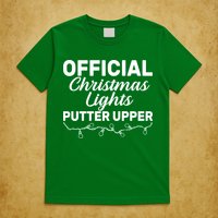 Official Christmas Light Putter Upper T-Shirt