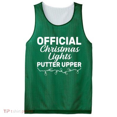 Official Christmas Light Putter Upper Mesh Reversible Basketball Jersey Tank